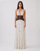Dianah Lace And Satin Maxi Dress