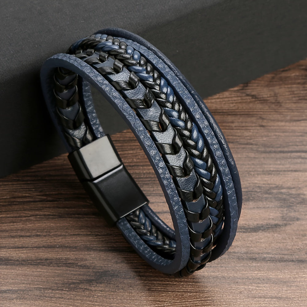 The Kingsley Rope Leather Bracelet