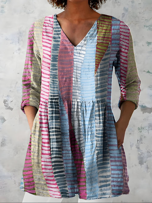 Margo | Long Blouse with V-Neck
