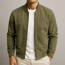 Riviera — Suede Bomber Jacket