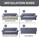 1PC Stretch Sofa Cover – Spandex Non-Slip Couch Slipcover, Washable & Pet-Friendly