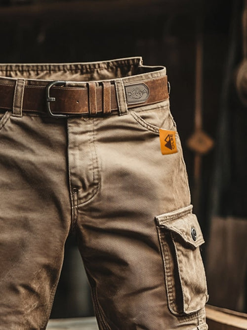 Ralph | Retro Cargo Shorts with Multiple Pockets
