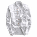 Kyoto - Men's Ultra Comfortable Band Collar Shirt