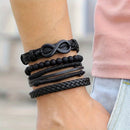 The Infinity Braided Leather Bracelet