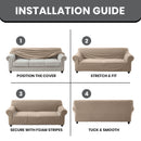 1PC Stretch Sofa Cover – Spandex Non-Slip Couch Slipcover, Washable & Pet-Friendly