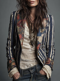 Eden™ Bohemian Striped Blazer