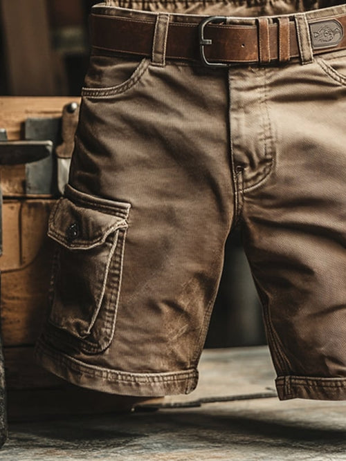 Ralph | Retro Cargo Shorts with Multiple Pockets