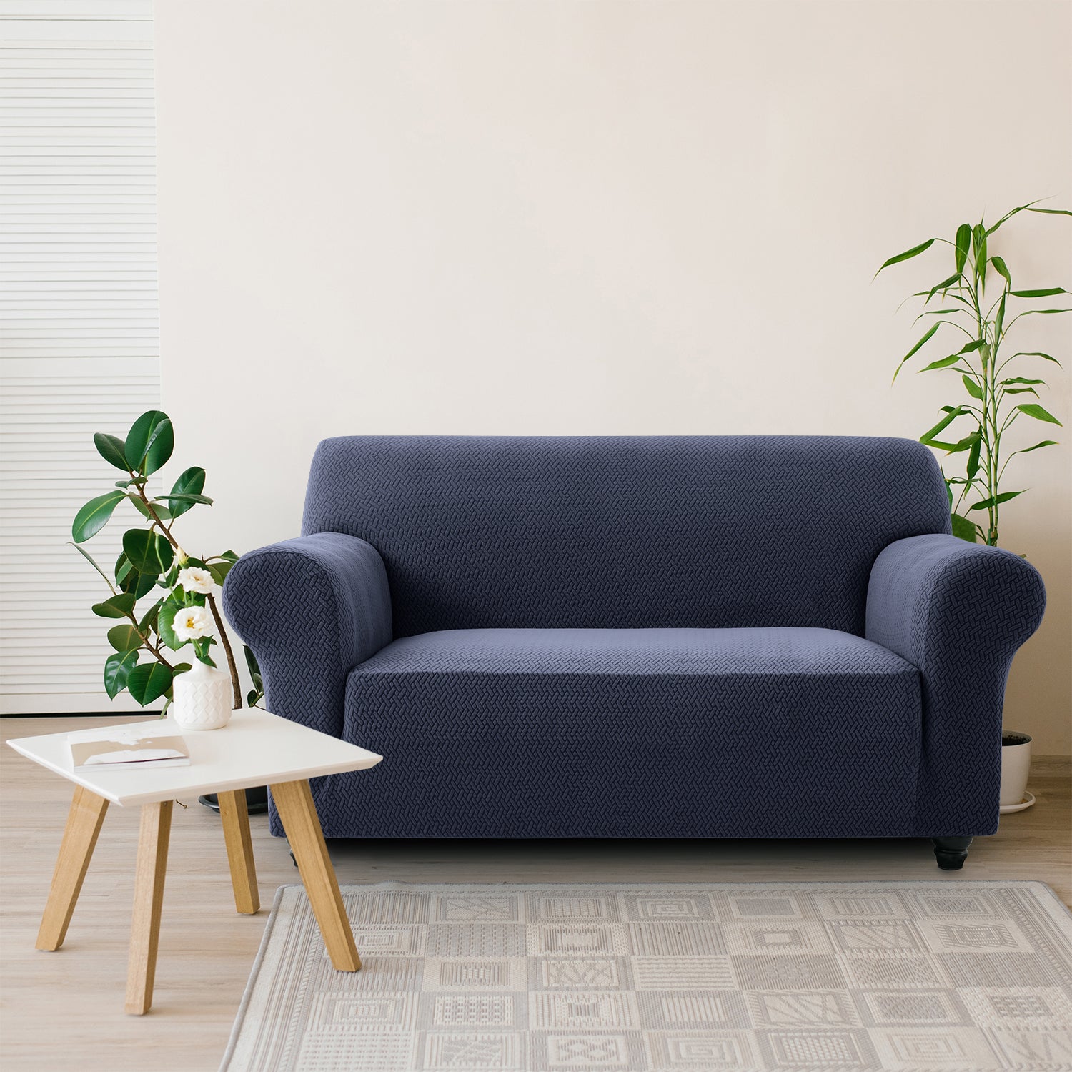 1PC Stretch Sofa Cover – Spandex Non-Slip Couch Slipcover, Washable & Pet-Friendly