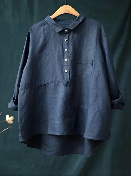 Stella™ Women's Linen Long Sleeve Shirt