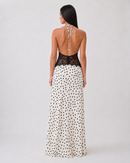Dianah Lace And Satin Maxi Dress