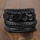 The Infinity Braided Leather Bracelet