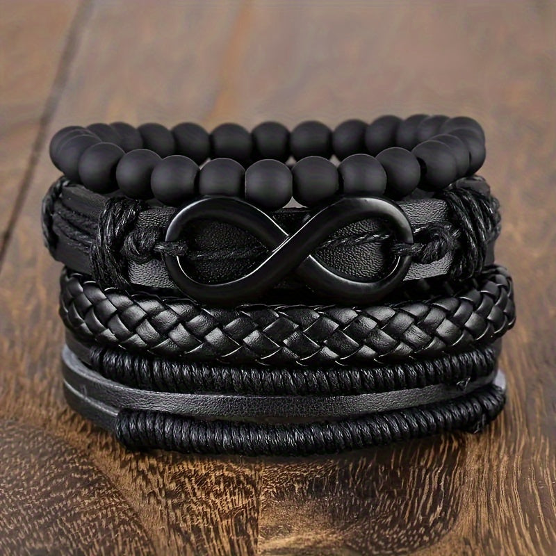 The Infinity Braided Leather Bracelet