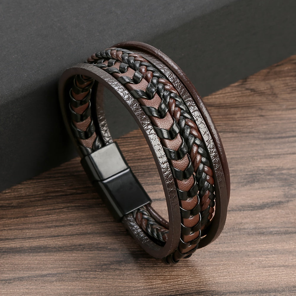 The Kingsley Rope Leather Bracelet