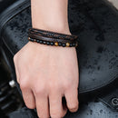 The Harlow Woven Leather Bracelet