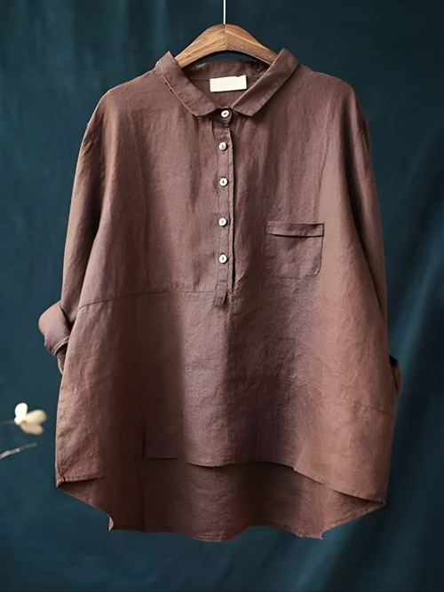 Stella™ Women's Linen Long Sleeve Shirt