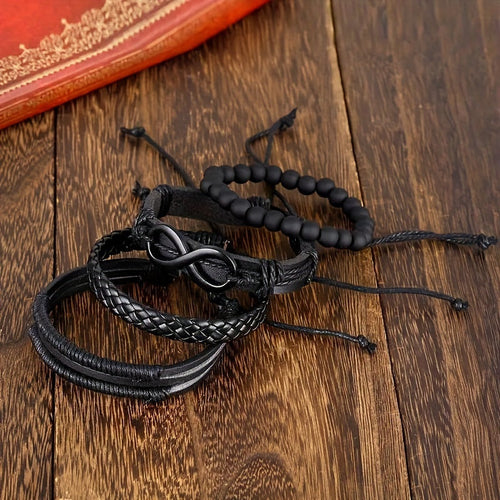The Infinity Braided Leather Bracelet
