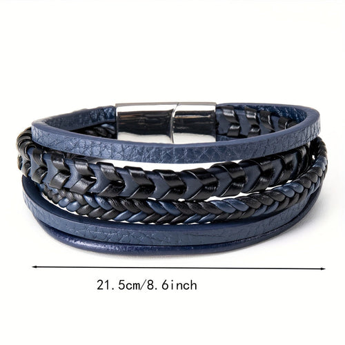 The Kingsley Rope Leather Bracelet