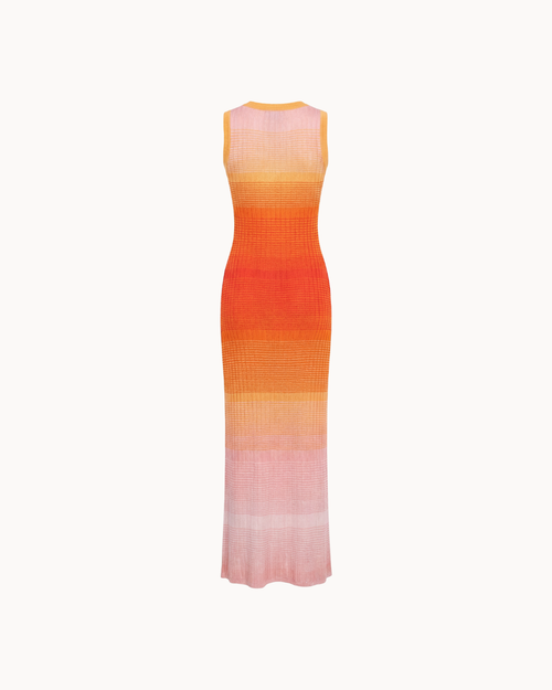 Soleil Gradient Dress - Sunset