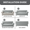 1PC Stretch Sofa Cover – Spandex Non-Slip Couch Slipcover, Washable & Pet-Friendly