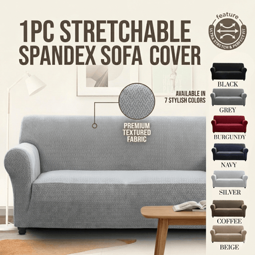 1PC Stretch Sofa Cover – Spandex Non-Slip Couch Slipcover, Washable & Pet-Friendly