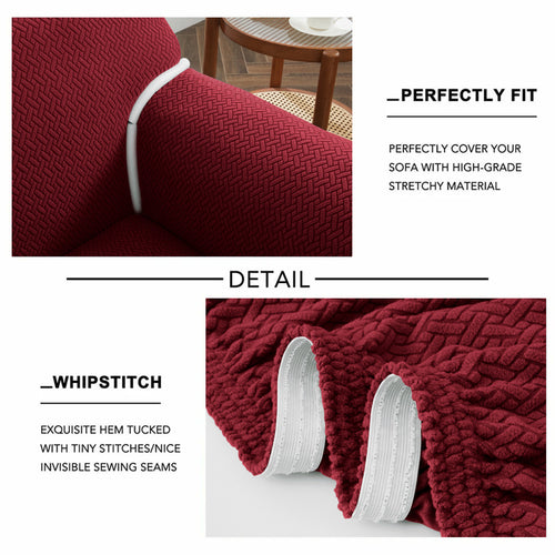 1PC Stretch Sofa Cover – Spandex Non-Slip Couch Slipcover, Washable & Pet-Friendly