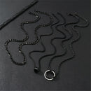 The Onyx Cuban Chain Set — 3 Piece