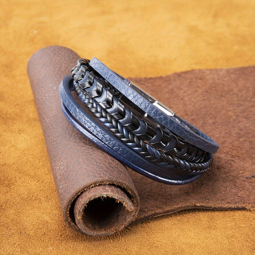 The Kingsley Rope Leather Bracelet
