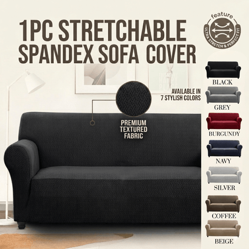 1PC Stretch Sofa Cover – Spandex Non-Slip Couch Slipcover, Washable & Pet-Friendly