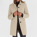 Adele™ High Collar Wool Blend Jacket