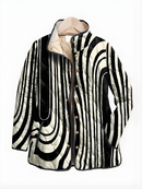 COLETTE™ | Casual Quilted Jacket with Abstract Geometric Design