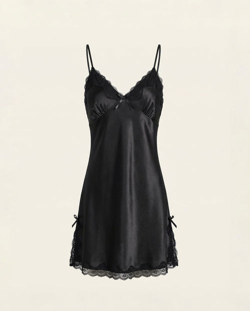 Gigi Mini Lace in Noir