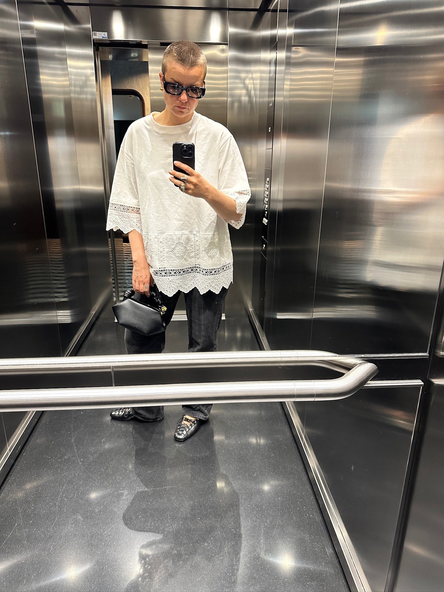 Liva Lace T-Shirt – White