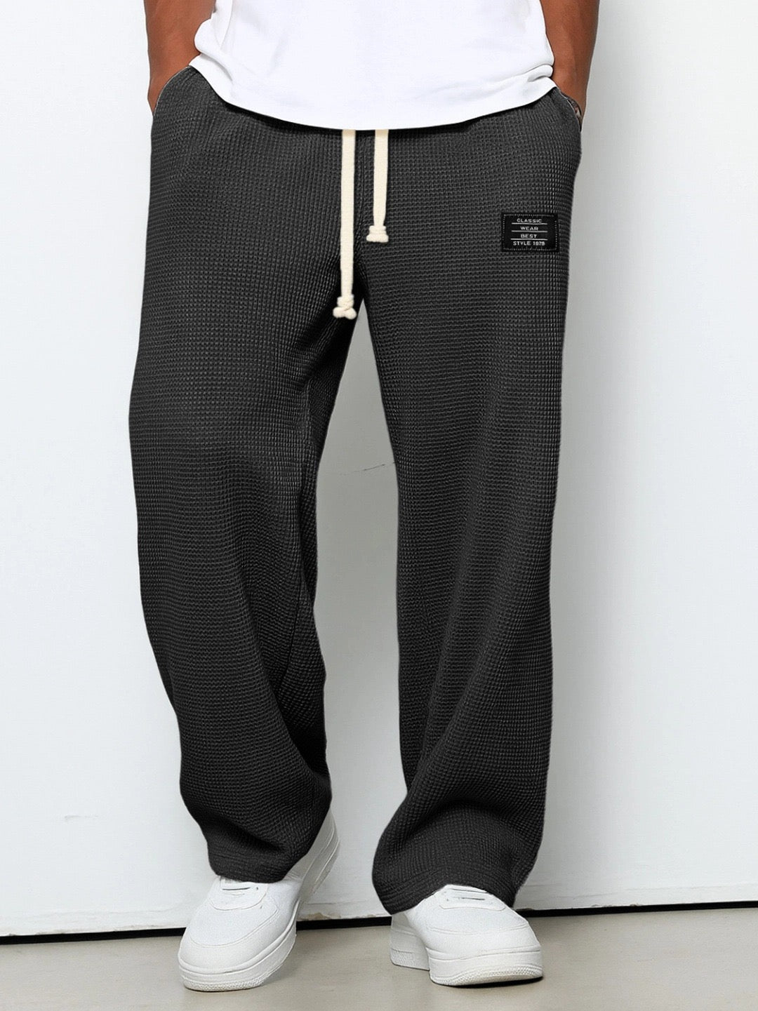 Andreas | Wide-Leg Trousers with Adjustable Waist