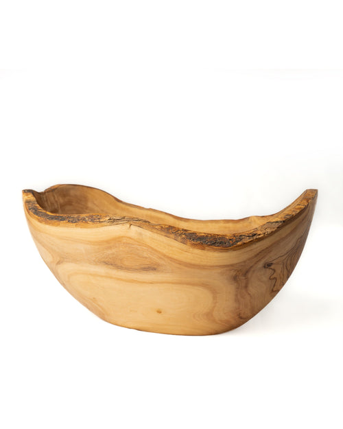 Handmade Olive Wood Rustic Fruit Bowl
