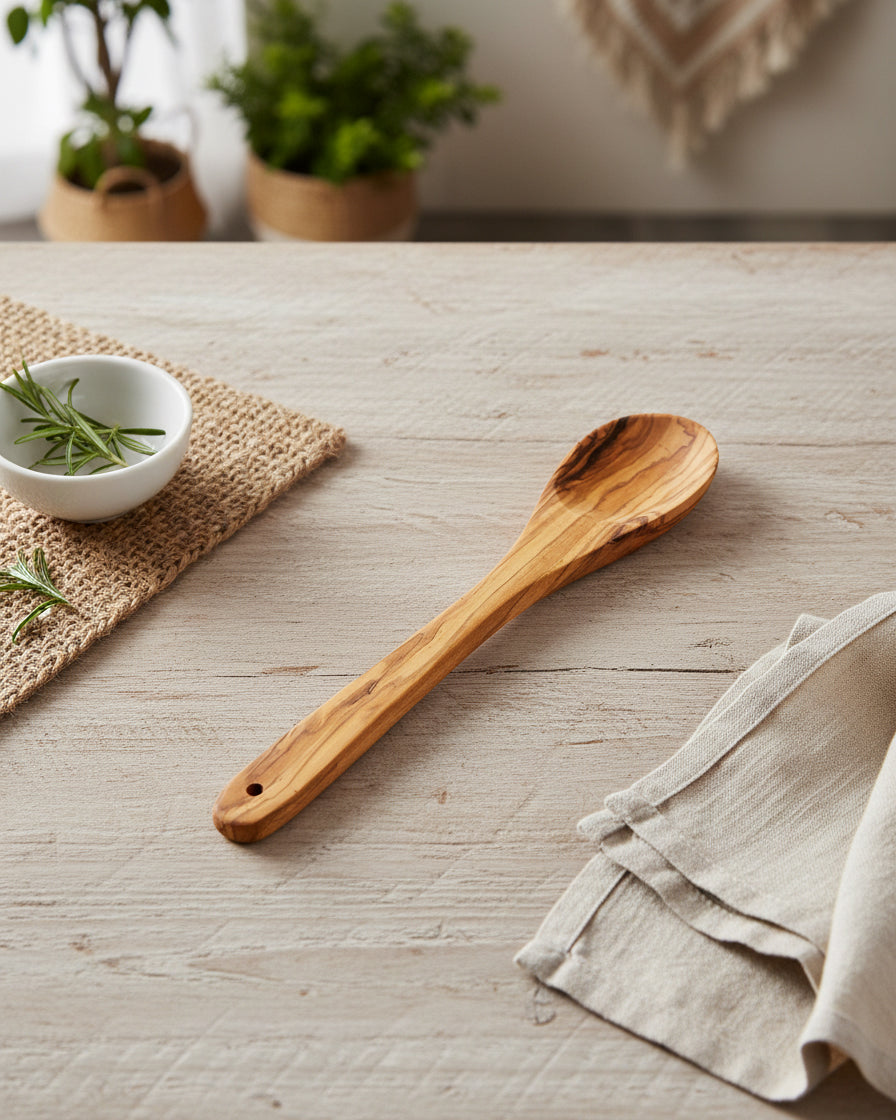 Olive Wood Spoon Rest