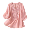 Sophie™ Embroidered Cotton Floral Blouse