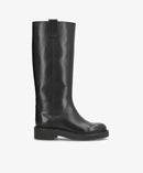 Madison Long Leather Boots – Black