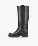 Madison Long Leather Boots – Black