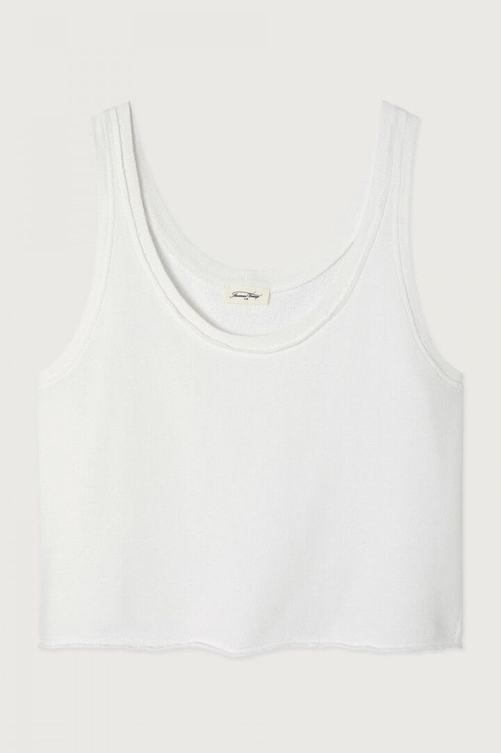 Vibtown Tank Top – White