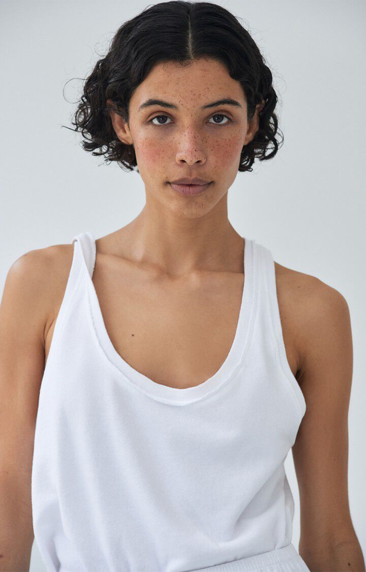Vibtown Tank Top – White