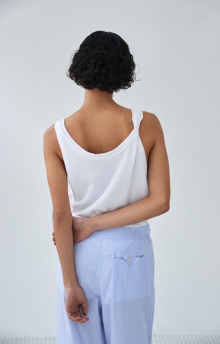 Vibtown Tank Top – White
