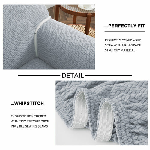 1PC Stretch Sofa Cover – Spandex Non-Slip Couch Slipcover, Washable & Pet-Friendly
