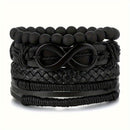 The Infinity Braided Leather Bracelet