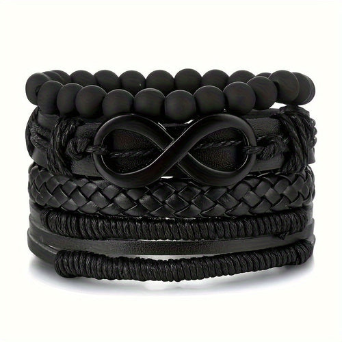 The Infinity Braided Leather Bracelet