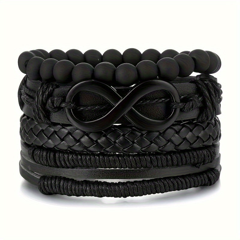 The Infinity Braided Leather Bracelet