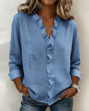 Lottie™ Ruffle V-Neck Blouse