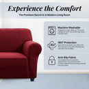 1PC Stretch Sofa Cover – Spandex Non-Slip Couch Slipcover, Washable & Pet-Friendly
