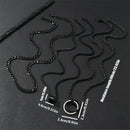 The Onyx Cuban Chain Set — 3 Piece