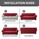 1PC Stretch Sofa Cover – Spandex Non-Slip Couch Slipcover, Washable & Pet-Friendly