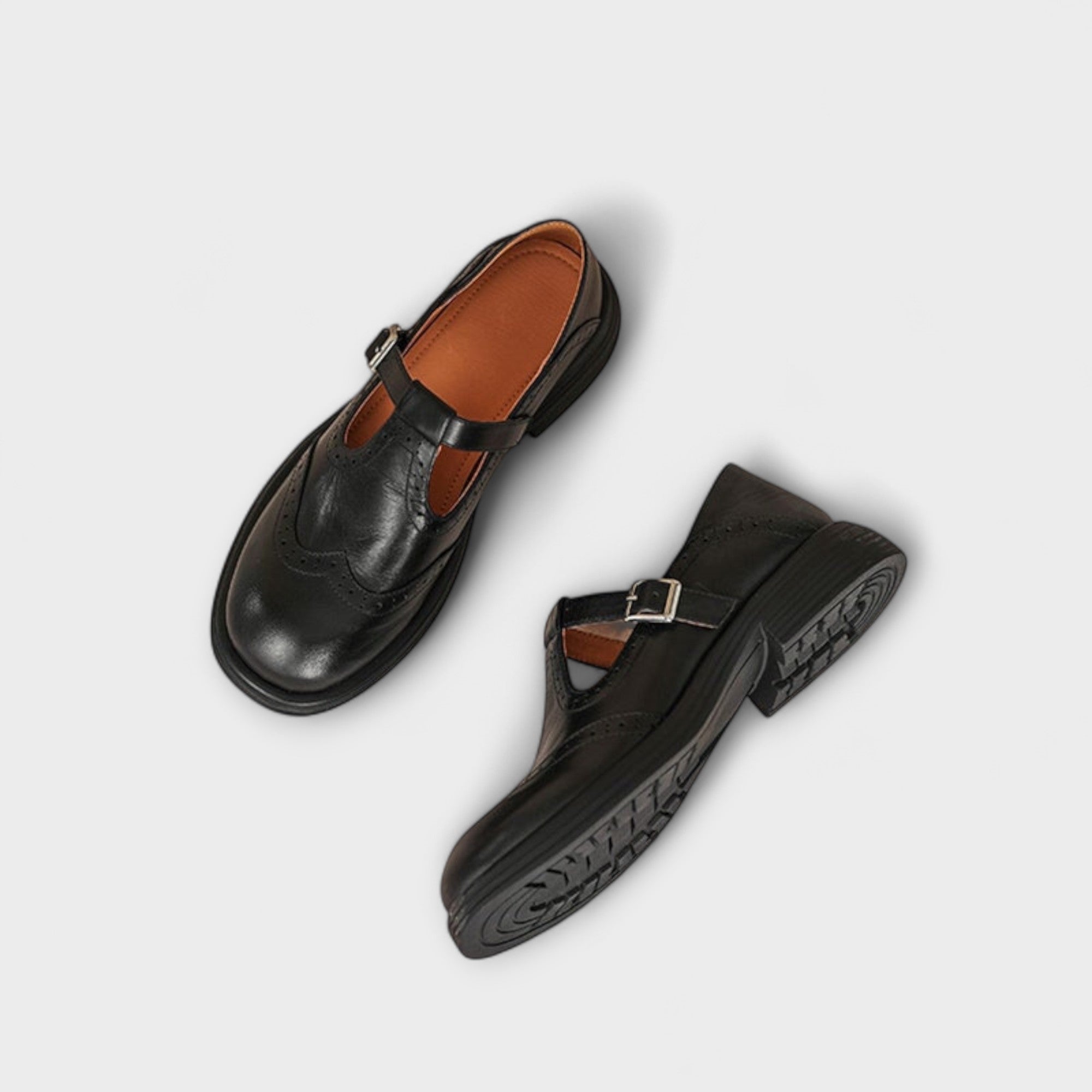 Elegant Leather Mary Janes